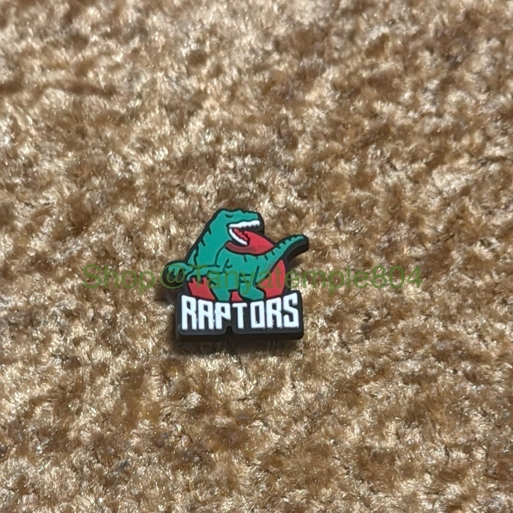 Kids Green Dinosaur Jibbitz Shoe Charm Accessory For Crocs & Shoes New 5/$15